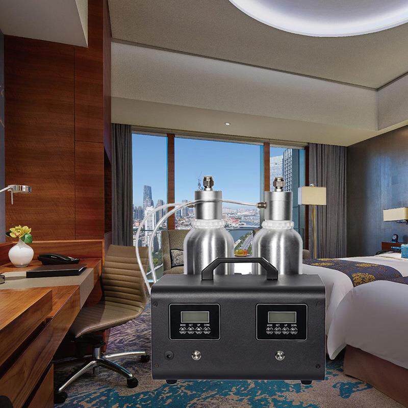 金属加香机双出雾口精油香薰机智能定时喷香商用KTV/店铺香氛系统