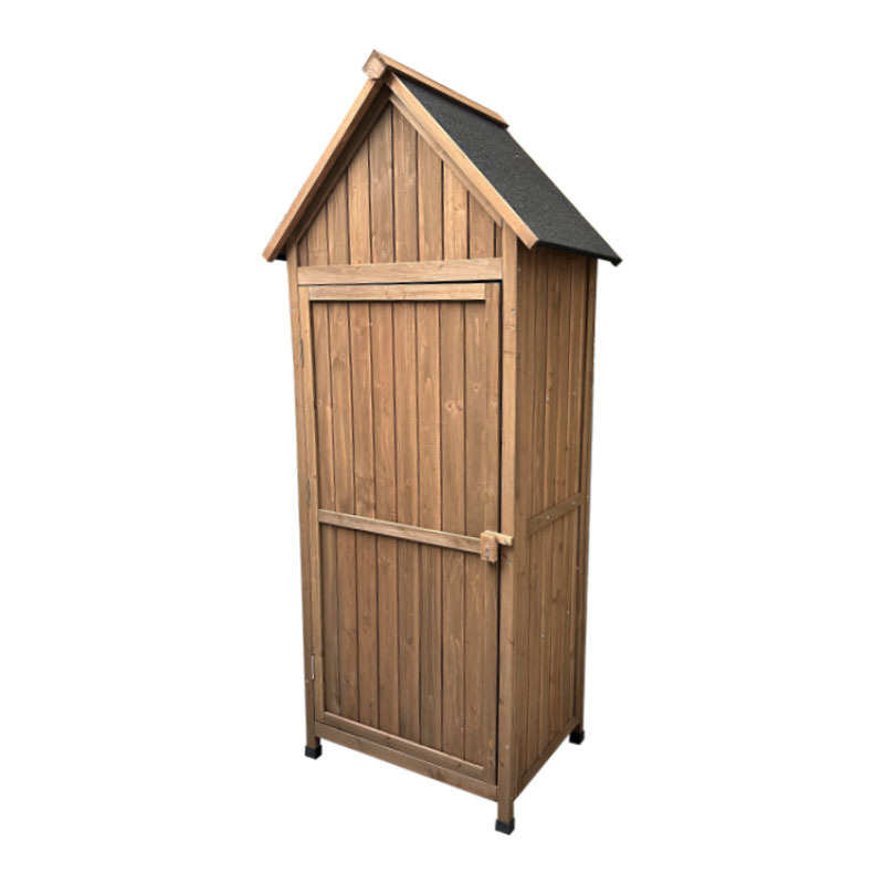 户外储物柜子实木工具箱田园花园收纳柜防雨园艺阳台庭院杂物整理