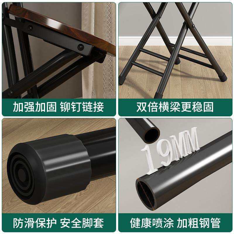 新款直销折叠椅子家用餐椅简易椅休闲靠背椅宿舍凳子阳台靠椅便携