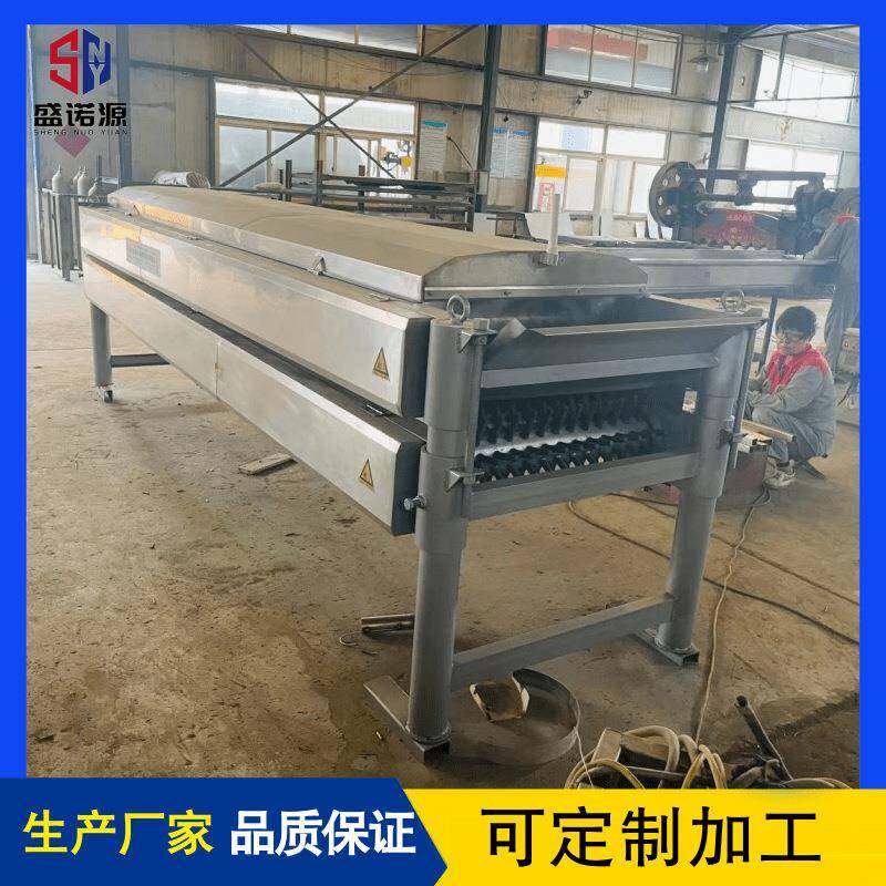 屠宰场用卧式脱毛机全自动鸡鸭鹅褪毛机家禽烫脱一体机价格优惠