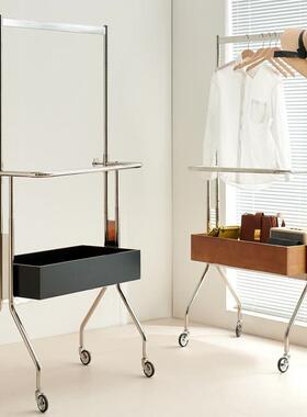 实木落地衣架现衣46748代帽轻奢小户型净衣收纳架卧挂室可移动架
