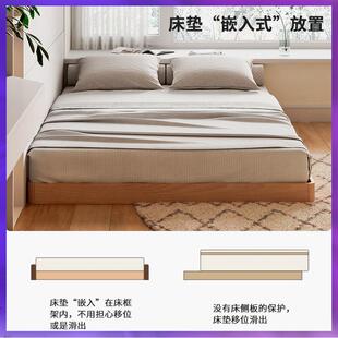 WG6Q实木儿童床地台床落地榻榻米单人床蒙氏公主床婴儿地板床无床