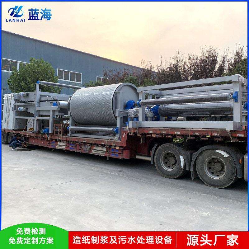 制浆造纸固液分离转鼓式挤浆机全搞定挤压脱水效率干度可达4