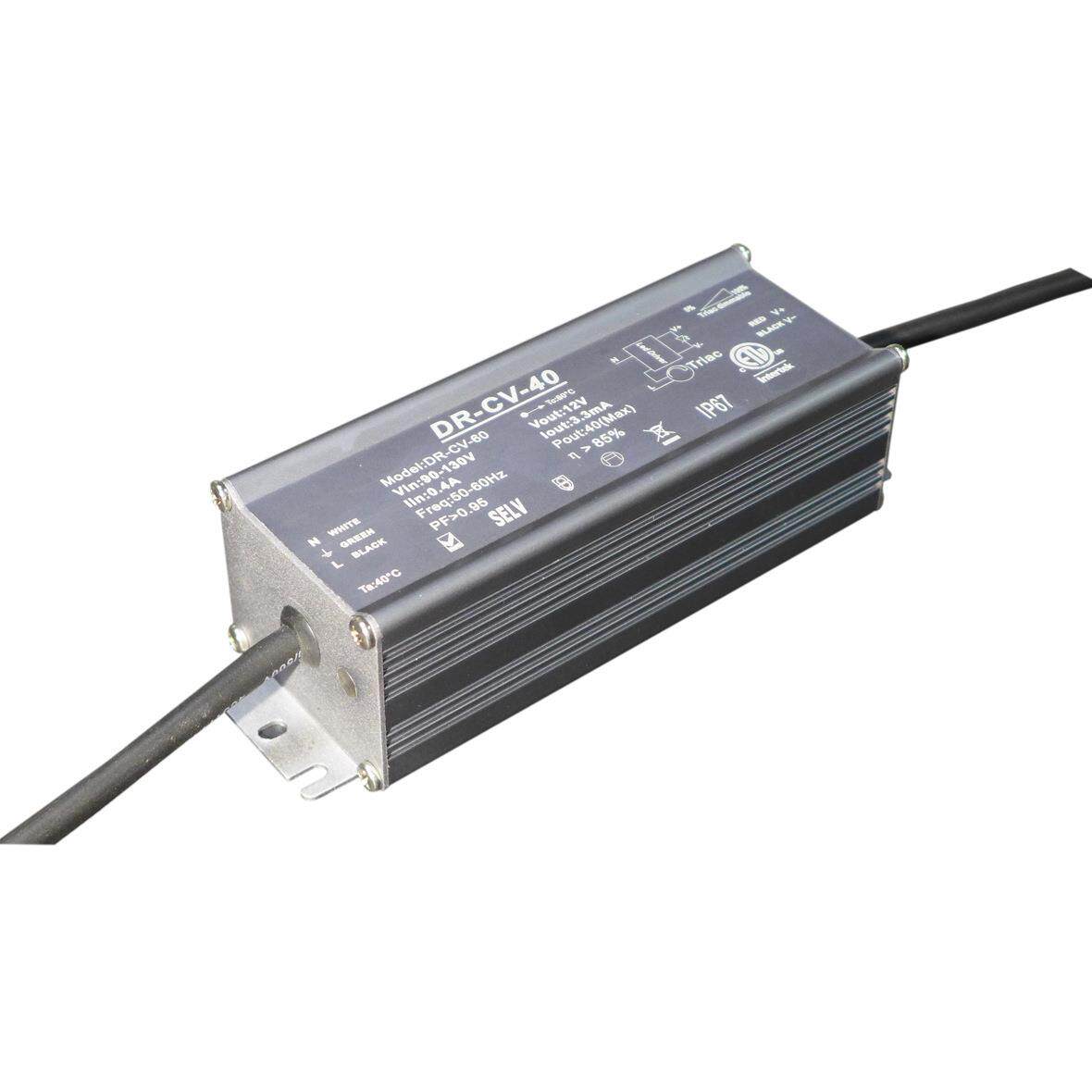 过认证 高PF 耐压2000V 10-300W IP67投光灯 0-10V恒流防水电源