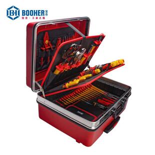 宝合Booher111件套VDE绝缘拉杆箱综合工具组套