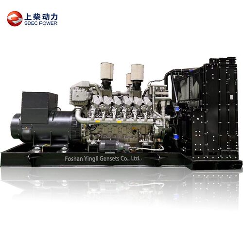SDEC 50HZ 400V 1800kw 12KTA58-G31 上柴柴油发电机组集装箱发电