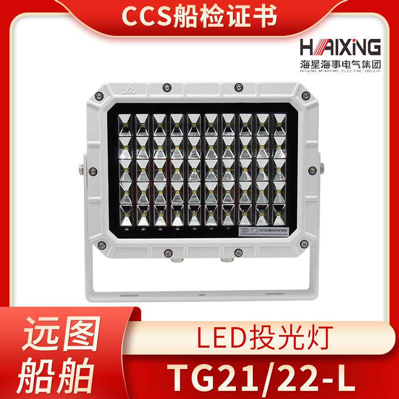 海星船用户外LED不锈钢投光灯射灯TG21/22/18-L探照灯CCS100W200W