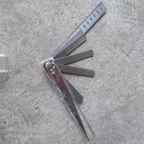 铁路组合型轨缝塞尺钢轨轨缝测量8片锥形塞尺1-30mm 轨道焊接施工