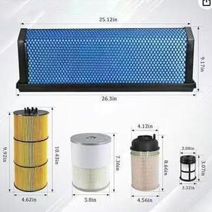 AF27879 P551005 FS19915 PF9908 过滤器套件兼容 Cascadia DD13
