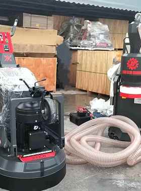 厂家供应GX85遥控式研磨机&HTG-IVC-45L工业吸尘器地坪研地面研机