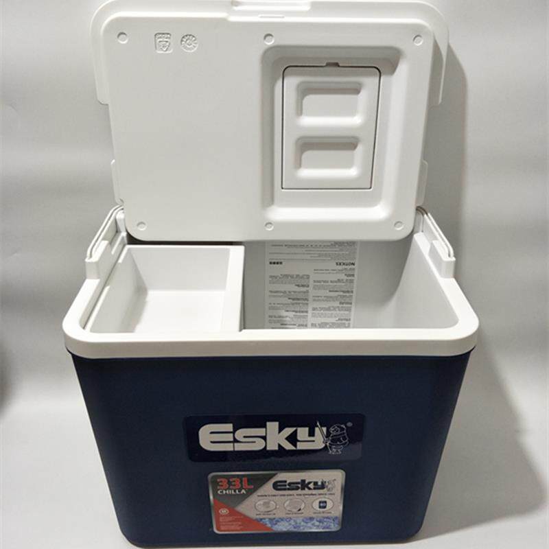 Esky保温箱33L户外手提冷藏箱保冷箱车载保鲜箱垂钓配餐送8祇冰袋