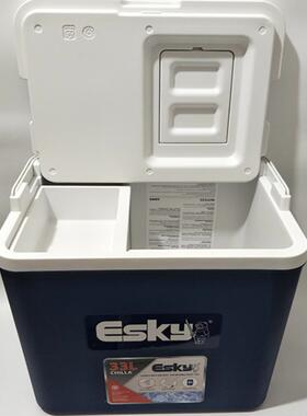 Esky保温箱33L户外手提冷藏箱保冷箱车载保鲜箱垂钓配餐送8祇冰袋