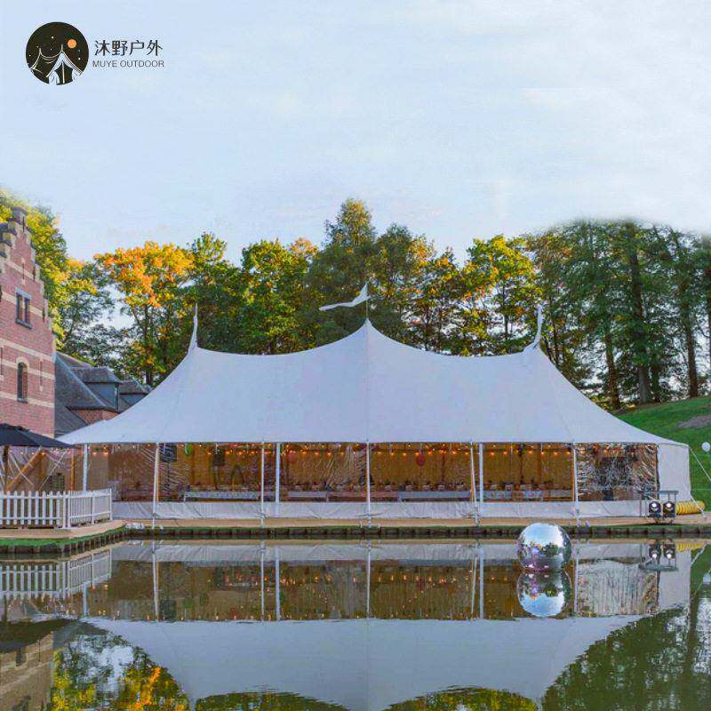 膜结构遮阳棚景观张拉膜民宿帐篷景区度假村野外露营膜结构大棚
