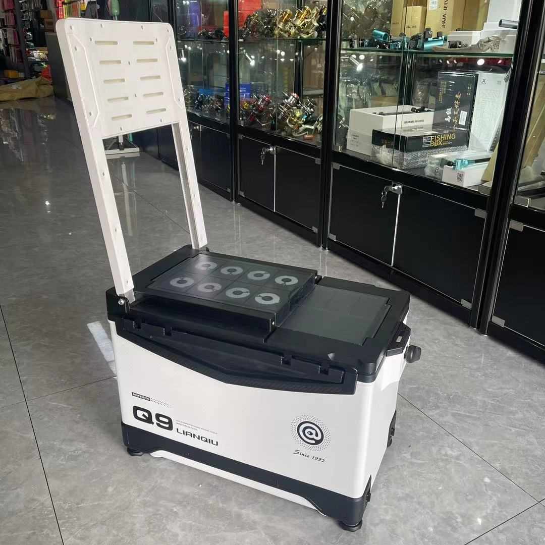 新品球2024铝镁合金29升全新靠背钓蜂窝箱箱配件连全套钓鱼升级q9