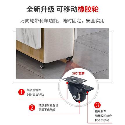 折叠餐桌家用吃饭桌子长方形小户型出租房可移动一桌四椅