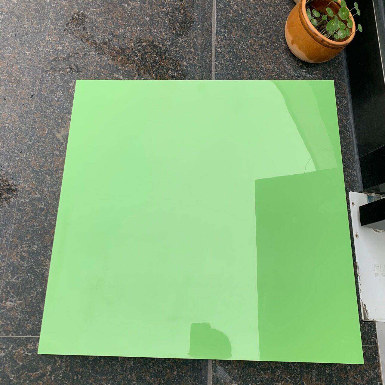 纯色抛釉亮面地砖墨绿果绿粉色红色灰色天蓝蓝黄色灰色600*600