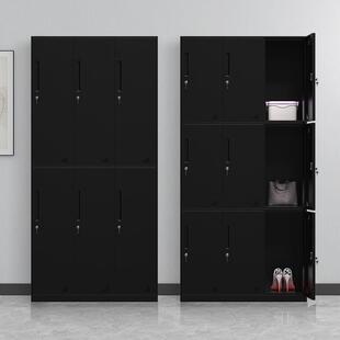 四门更衣柜员工柜宿舍钢制铁皮储物柜带锁健身房浴室六门换衣柜子
