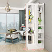 对中式 柜简约酒柜柜入户奢置物架新进门隔断门客厅玄关 屏风轻正鞋