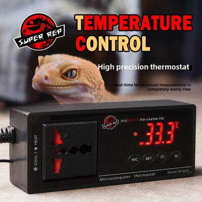 SuperRep爬虫智能温控器陆龟守宫爬宠饲养箱UVA陶瓷灯加热垫温控