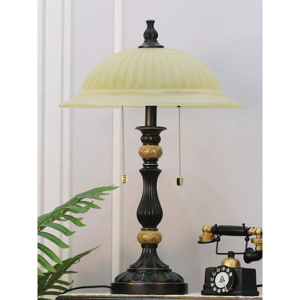 正品欧式灯叠翠流金国风台玻璃灯覆罩怀旧古卧室书房客厅床头民柜