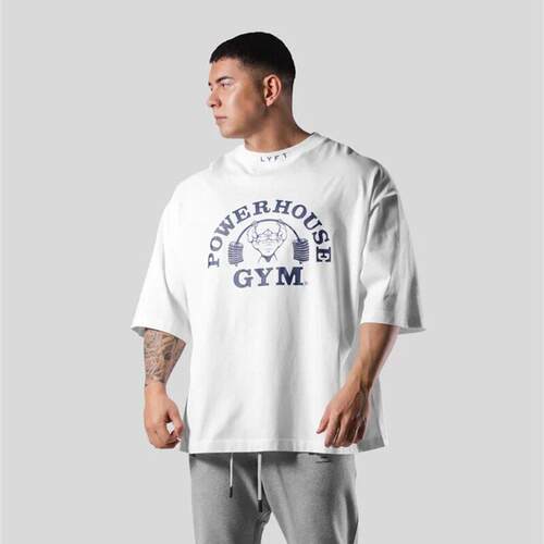 Men'S Heavyweight T-Shirt - 100% Vintage Washed Gym | Loose