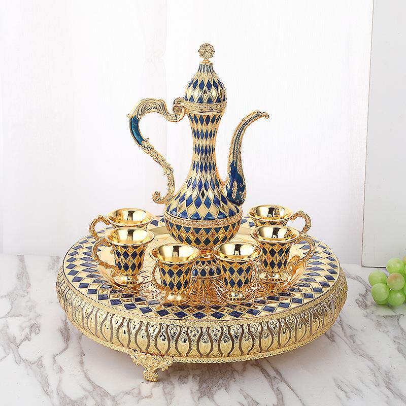 厂家直销新款大号鸭嘴酒具分酒器 家用饮酒器酒具套装金银器