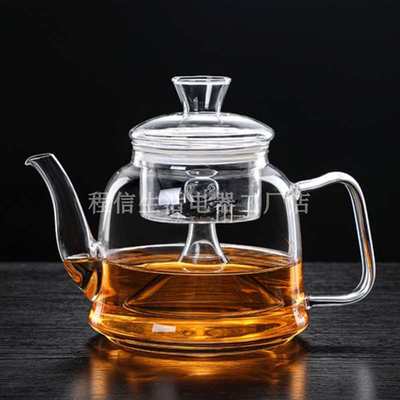小型电陶炉高硼硅玻璃烧水壶保温一体煮茶器电热家用透明泡茶专用