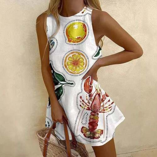 Spring Summer Casual Vacation Women's Floral Starfish