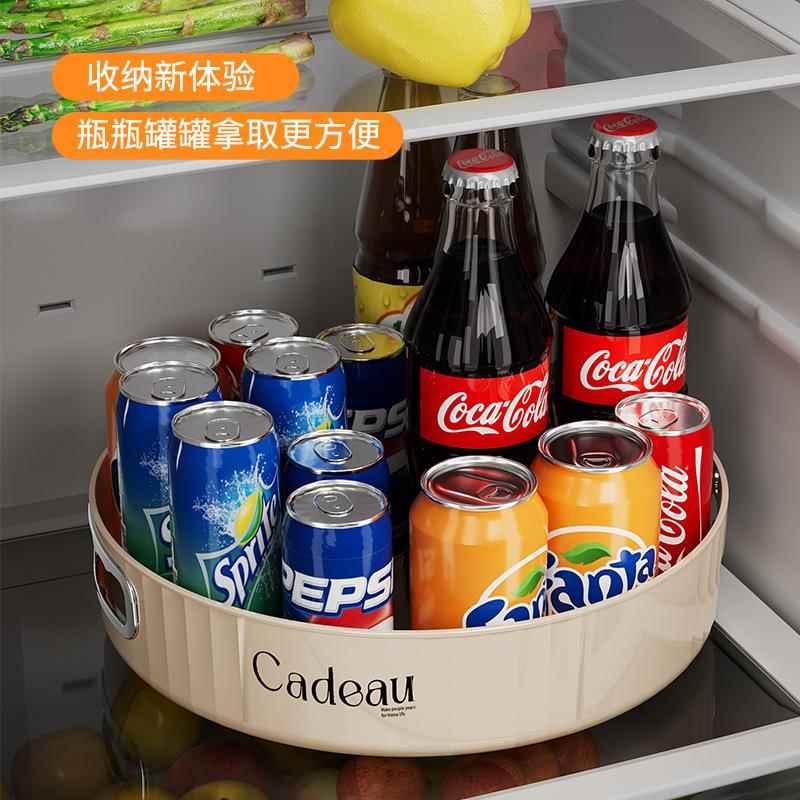 3098厨房旋转调料盘多调味瓶物架家用功桌能面圆形塑置料收纳盘