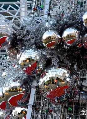 【国家】201不锈钢精镜空心球圆球装饰浮球金属球圣诞球