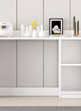 桌家用型折叠桌小户可移动多功能餐边柜ZH006组合碗柜微波炉柜吃