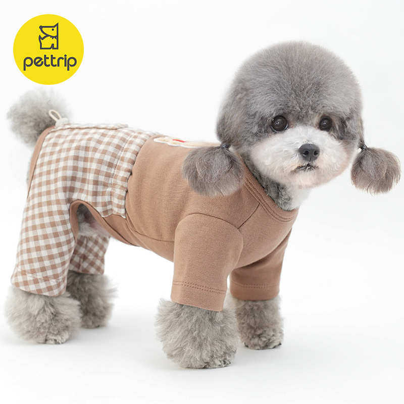 2024秋冬宠物衣服狗衣服四脚衣打底衣小型犬衣服雪纳瑞法斗衣服