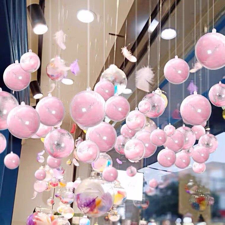 珠宝店氛围装饰悬吊式天花板店面顶部布置吊球门店天花板墙顶挂件