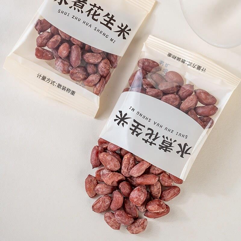 农家水煮五香花生米杭州临安特产多味红皮花生仁独立小包装零食图片