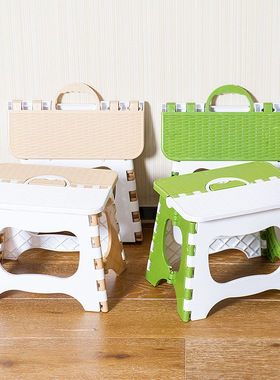 塑料折叠凳子便携户外小凳子家用马扎儿童学习小凳子火车小板凳