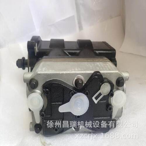 徐州上柴发动机S00034672+03双缸空压机泵上汽红岩杰狮卡车配件