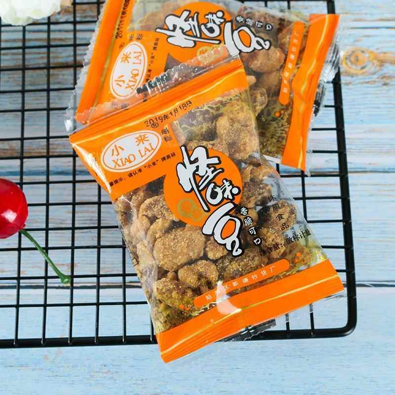 小来兰花豆牛汁味牛肉味蚕豆小包装炒货特产休闲零食品小吃