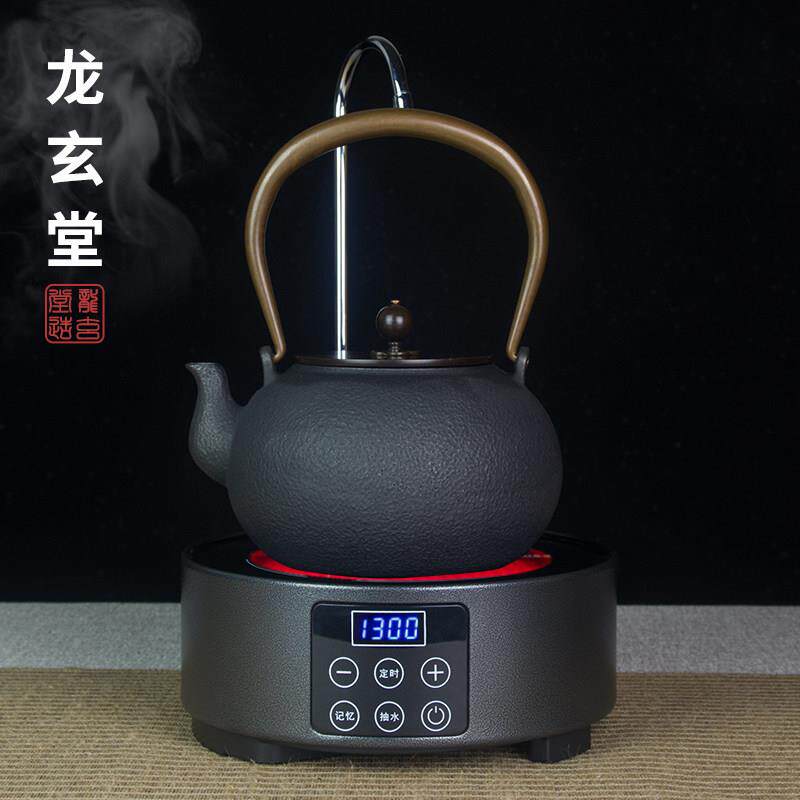 纯手工无涂层铸铁壶烧水壶黑晶炉煮茶器自动上水电泡茶炉泡茶壶家
