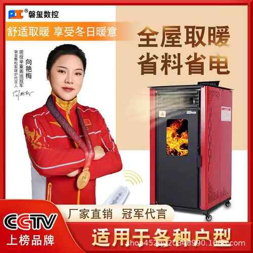 家用采暖炉生物质颗取暖炉粒热风炉家用门面农村炊事木材真火壁炉