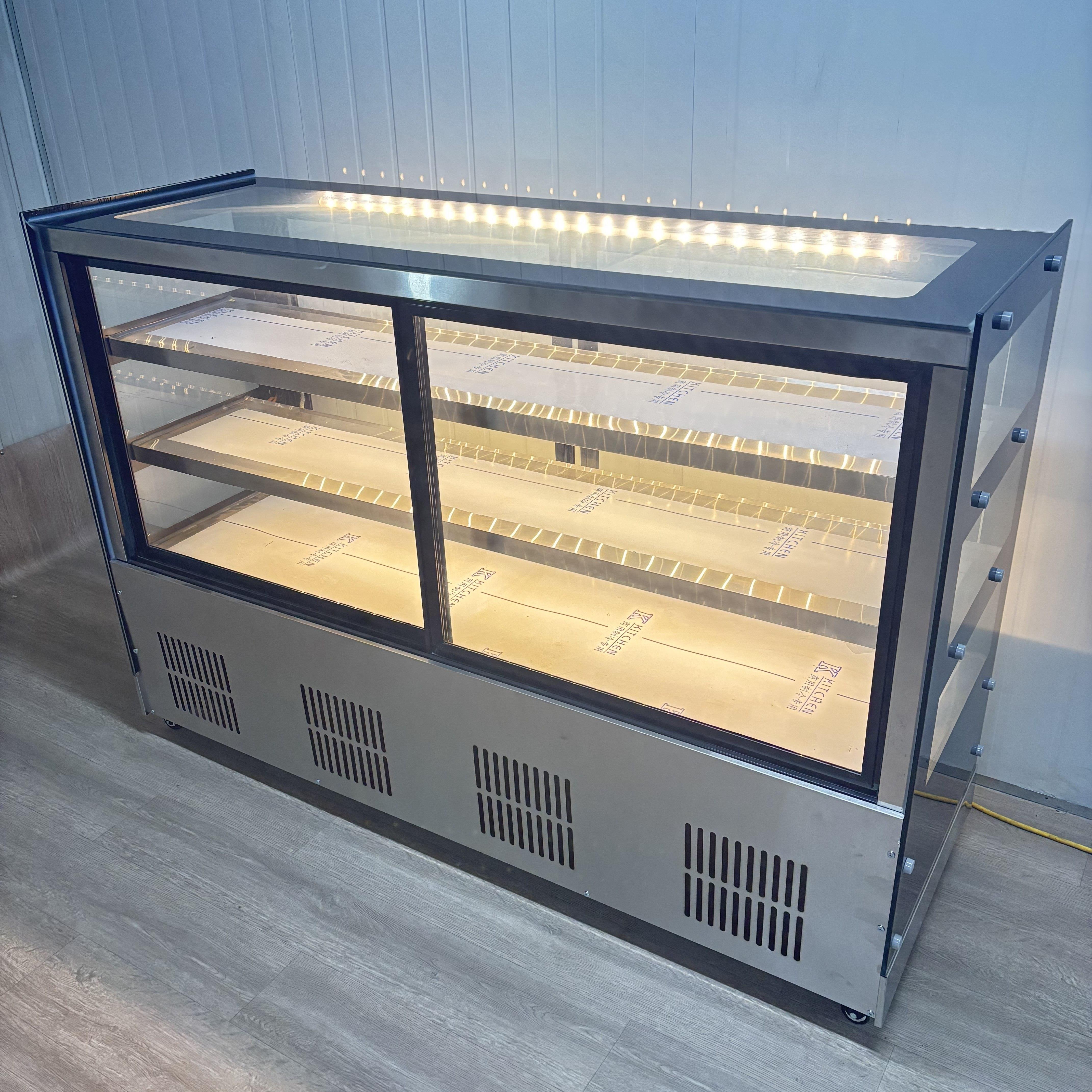 直角方形冷藏展示柜凉菜点菜柜烧烤串串小型直冷商用卤菜鸭脖冷菜