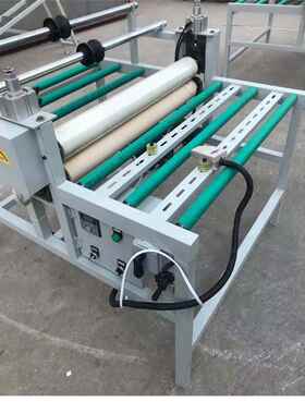 Glass laminating machine智能温控晶钢门贴膜机 橱柜门覆膜机