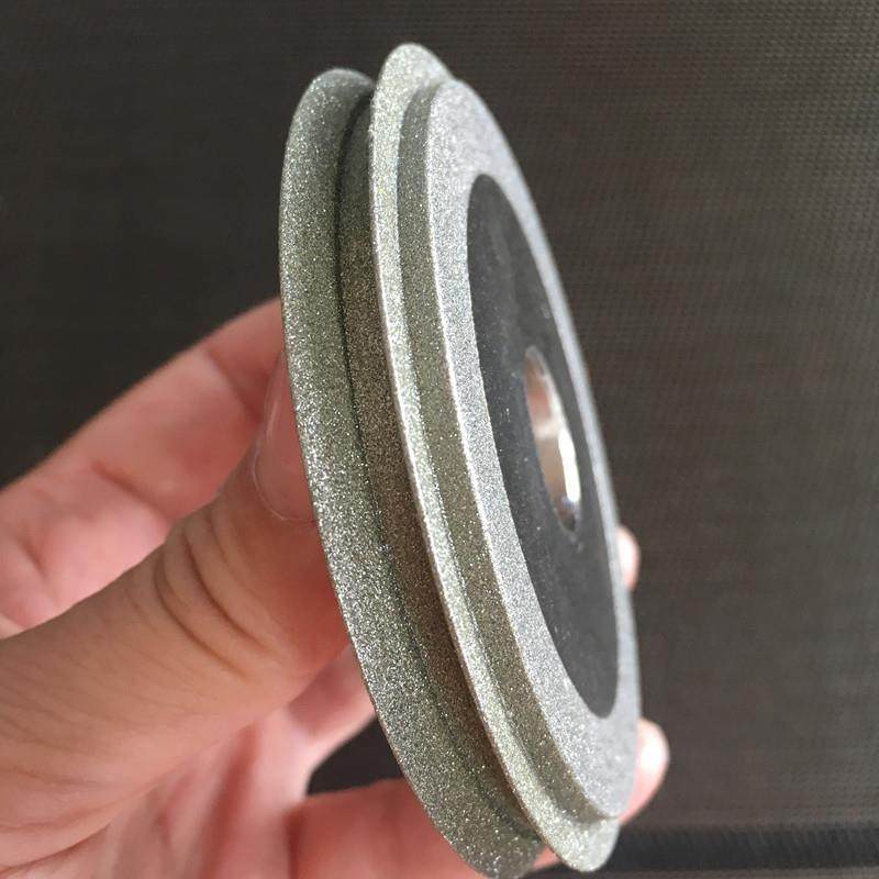 现货供应金刚石特殊斜边sdc砂轮电镀直径80内孔18欢迎咨询