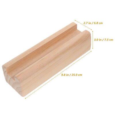 Floor Mirror Base Full Length Stand Wood Holder Only Wooden