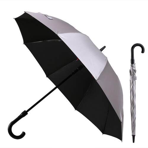 正品日长系柄雨伞动伞男女晴用雨两抗风双人大号加固加厚结实自商