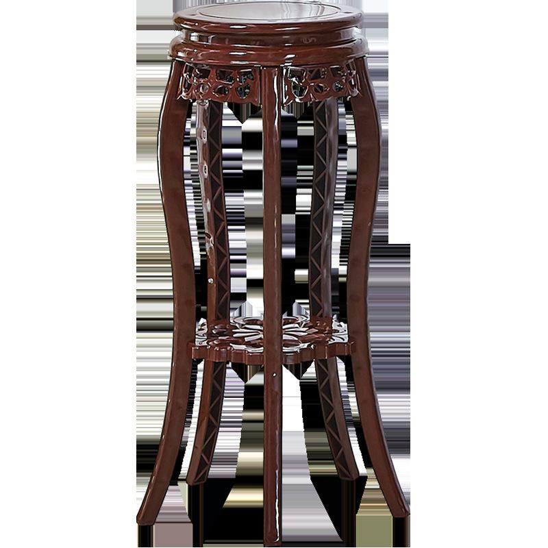 木多层花架子塑料仿古空间花几