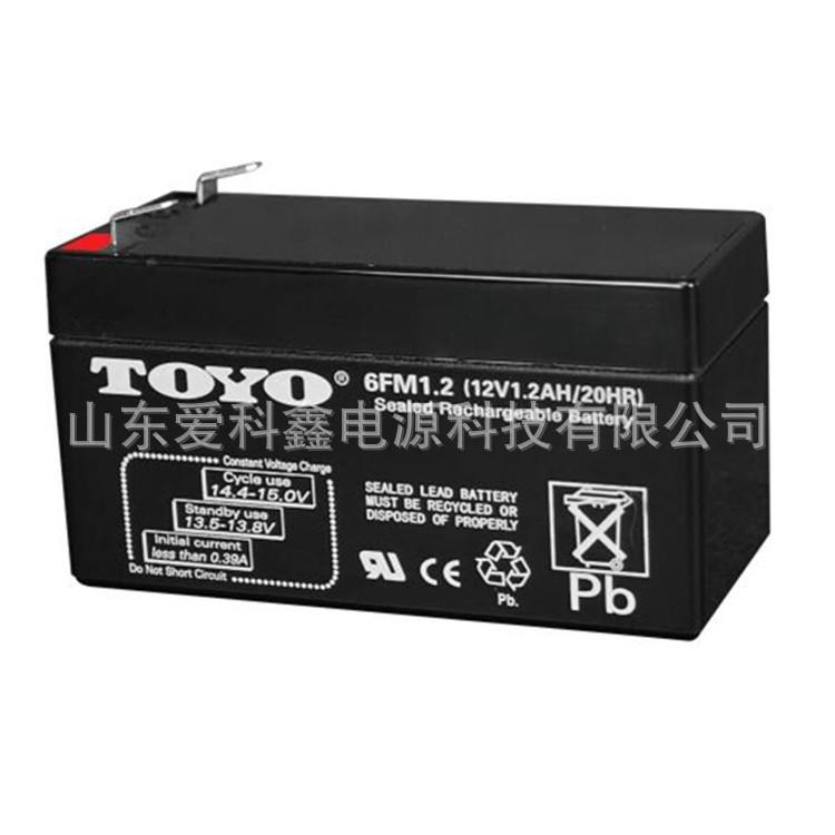 TOYO东洋6FM2 12v2ah 12v2.2ah蓄电池铅酸免维护仪器应急电池