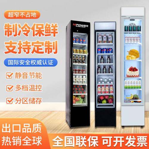 驰雪冰吧冷藏冷冻小冰箱迷你105L展示柜饮料茶叶品保鲜酒店家用