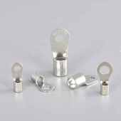 RNB紫铜圆形O型铜线耳OT端子冷压裸接线端子