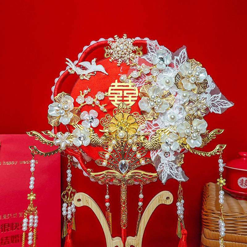 出嫁秀禾婚礼团扇结婚手工喜扇双面重工新娘diy材料包成品批发,居家布艺,居家婚庆拖鞋,淘宝优惠券,粉丝福利购,淘宝优惠卷