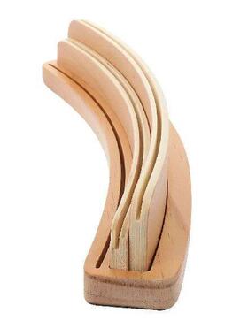Wooden Display Stand Tray Card Holder Board Game Base